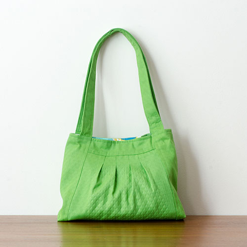 Pleated Orange Bag